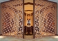 আধুনিক গোল্ড ইনডোর স্ক্রিন প্যানেল, ইকো বন্ধুত্বপূর্ণ আলংকারিক পত্রক মেটাল প্যানেল সরবরাহকারী